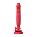 Mission 2 - Vibrating Suction Cup Dildo with Touch-Sense - Red