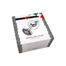 Dolce Piccante Small steel ribbed Plug with Purple Jewel