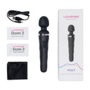 Domi 2 - Bluetooth App-controlled Mini Wand Massager - Black