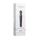 Domi 2 - Bluetooth App-controlled Mini Wand Massager - Black
