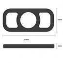 Flexible Silicone Cock Ring with handles