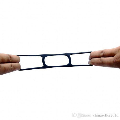 Flexible Silicone Cock Ring with handles