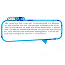 Flexible Silicone Cock Ring with handles