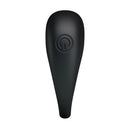 One size black silicone Vibrating Penis Ring Trap