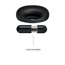 One size black silicone Vibrating Penis Ring Trap