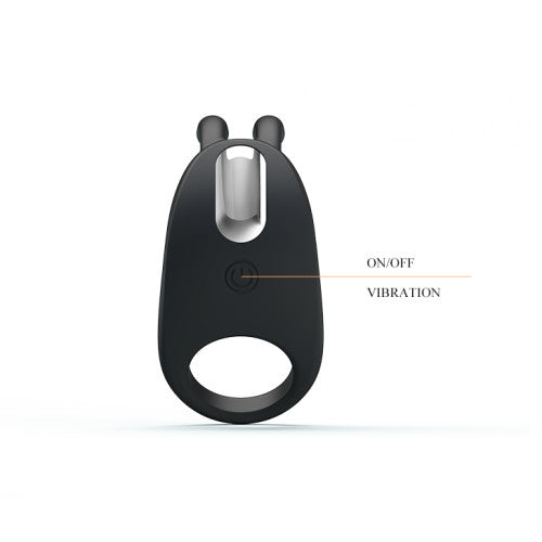 Pretty Love Rechargeable Rabbit Vibrator Cock Ring