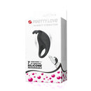 Pretty Love Rechargeable Rabbit Vibrator Cock Ring