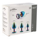 Pick&Love Round Rainbow Crystal Butt Plug Set