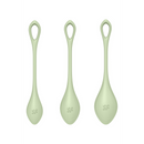 Yoni Power 2 - Kegel Balls Set - Light Green