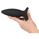 Black Velvets Remote Controlled Vibrating Butt Plug 14cm
