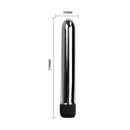 Silver Classic Vibrator 17 cm