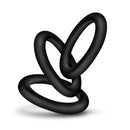 Performance VS2 Cock Rings Small Black