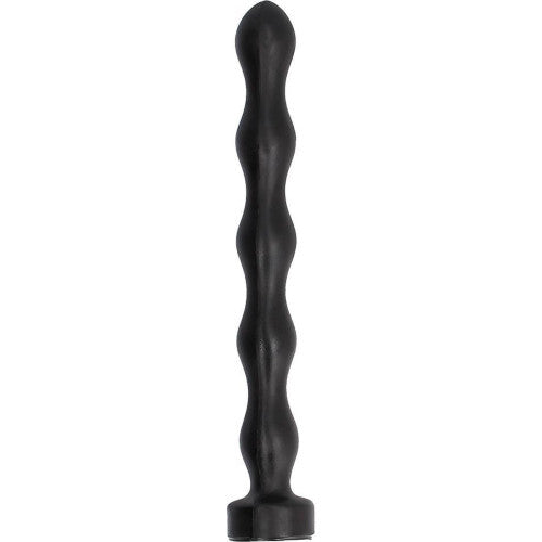 All Black Long Anal beads butt plug 32 cm