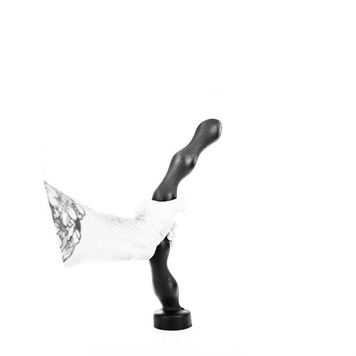 All Black Long Anal beads butt plug 32 cm