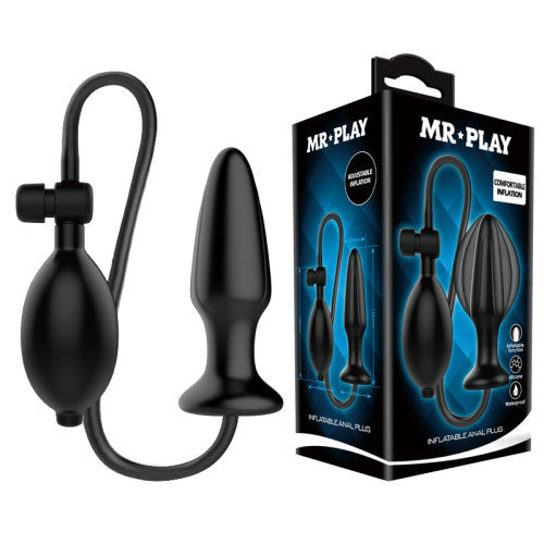 Mr Play inflatable Silicone Anal Plug 13 cm