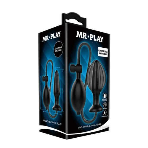 Mr Play inflatable Silicone Anal Plug 13 cm