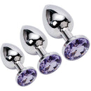 SMALL LIGHT PURPLE Naughty Toys Alu Butt Plug