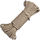 Bondage Natural Hemp BDSM Rope with metal head 20 meters