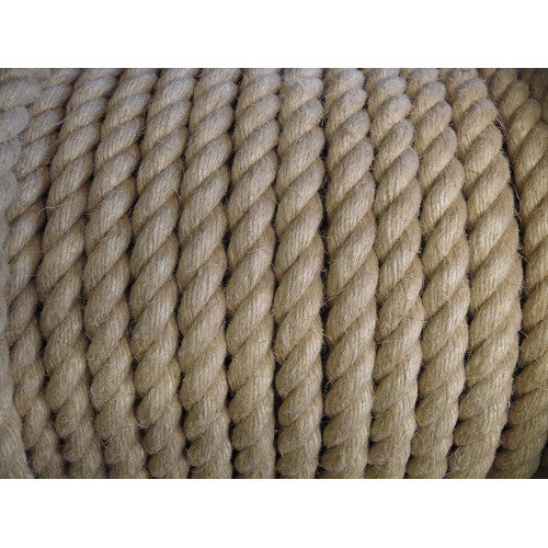 Bondage Natural Hemp BDSM Rope with metal head 20 meters