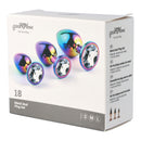 Pick&Love Round Rainbow Crystal Butt Plug Set