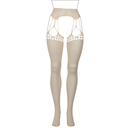 Shredded Suspender Pantyhose - Queen Size