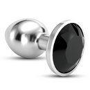 Bijou - Anal Jewel Plug - Medium - Black
