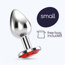Bijou - Anal Jewel Plug - Small - Red