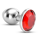 Bijou - Anal Jewel Plug - Small - Red