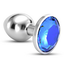 Bijou - Anal Jewel Plug - Medium - Blue