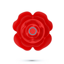 Giulietta - Rotating Anal Rose Plug with Remote Control - Red