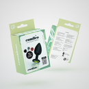 Camileo - Anal Plug with Four Interchangeable Jewels - Small - Black