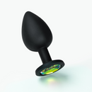 Camileo - Anal Plug with Four Interchangeable Jewels - Small - Black