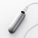 iMoan - Rechargeable Vibrating Bullet - Silver