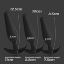 Tic Tac Toe - Anal Plugs Trainings Set - Black