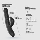 Lapin - Thrusting Rabbit Vibrator - Black