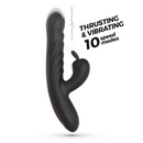 Lapin - Thrusting Rabbit Vibrator - Black