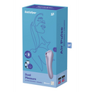 Dual Pleasure - Air Pulse Vibrator - Mauve