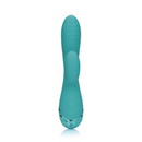 Inflatable Rabbit Vibrator - Peacock Blue