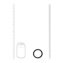 Wide O Silicone Cockring - XXL - 55mm - Black