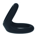Double O Silicone Cockring - M - Black