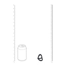 Soft Bead Grip Silicone Cock and Ball Ring - Black