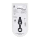 Silicone Anal Plug with Loop - S - Black