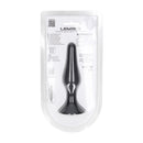 Slim Silicone Anal Plug - L - Black