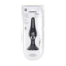 Slim Silicone Anal Plug - XL - Black