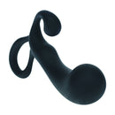 Bulb with Loop Silicone Prostate Massager - S - Black