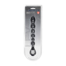 Beaded Snake Silicone Anal Probe with Loop - Black