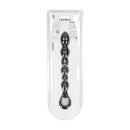 Beaded Snake Silicone Anal Probe with Loop - Black