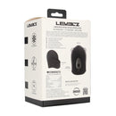 Adjustable Vibrating Silicone Penis Head Stimulator - Black