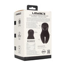 Digital Vibrating Silicone Penis Head Stimulator with Tentacles - Black