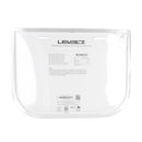 Ribbed Inflatable Silicone Anal Plug - Black